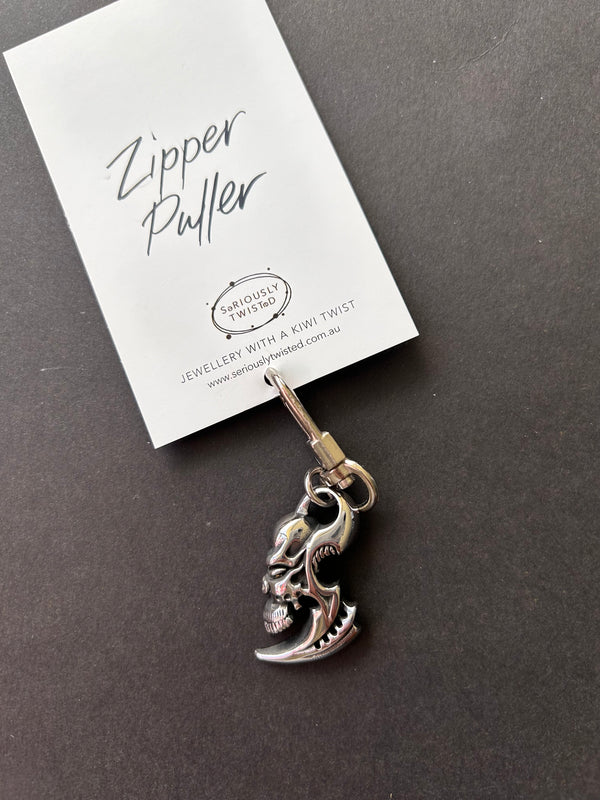 Zipper Puller - Side Skull