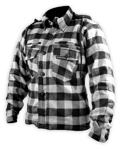 Shark Blk/Wh Flannel - 12